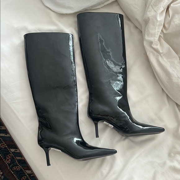 Acne Studios Shoes - Elegant Black Knee-High Women's Boots
